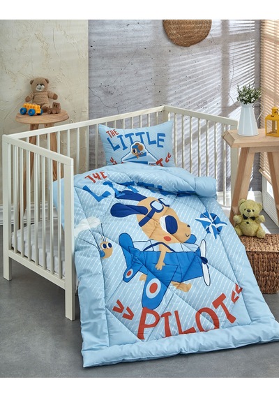 Komfort Home Ranforce Bebek Yorgan Seti Pamuk / V2