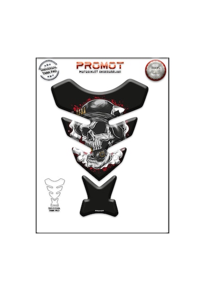Motosıklet Kaplama Tank Pad Her Motora Uyumlu 246