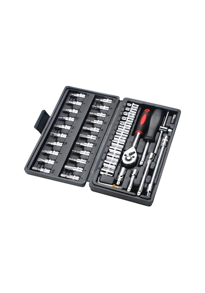 46 Parça Lokma Takımı Otomatik Cırcırlı 1/4" Wrench Set Anahtar t