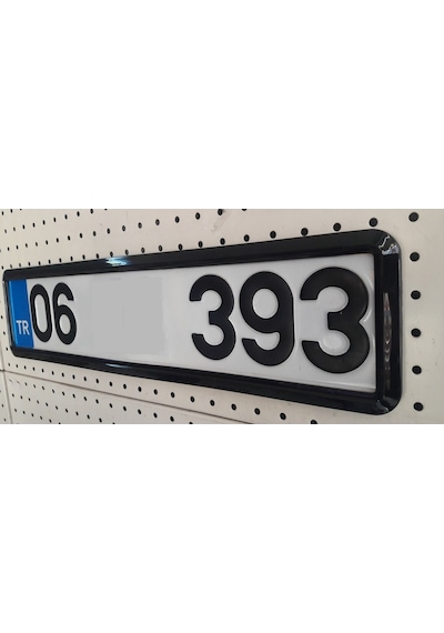 Piyano Black Plaka Kabı 2Adet Yeni Nesil Plakalık Kabı 298798043