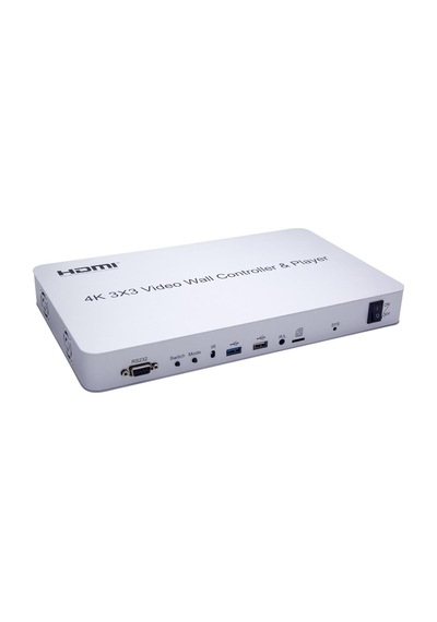 Gplus 4KVW349P 3x3 Video Wall Controller 4K Ultra HD HDMI Duvar Ekran Denetleyici