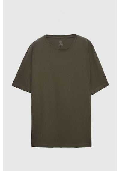 D's Damat Ds Damat Comfort Haki %100 Pamuk T-shirt 6HC14ORT02006 Haki