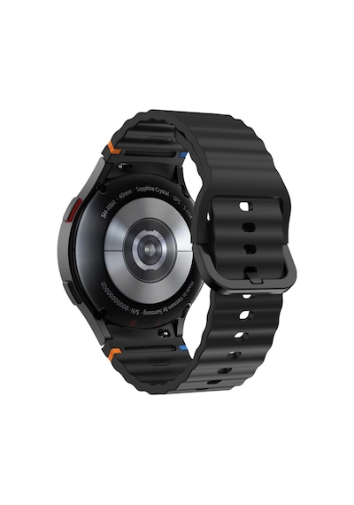 Samsung Galaxy Watch 7 40mm-44mm İle Uyumlu Metal Tokalı Dalgalı Spor Silikon Kordon