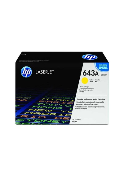 Hp 643A-Q5952A Sarı Toner 