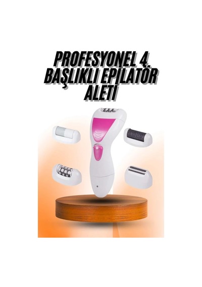 Çok Fonksiyonlu Epilatör Tüy Alma Makinesi 4 Başlık İle