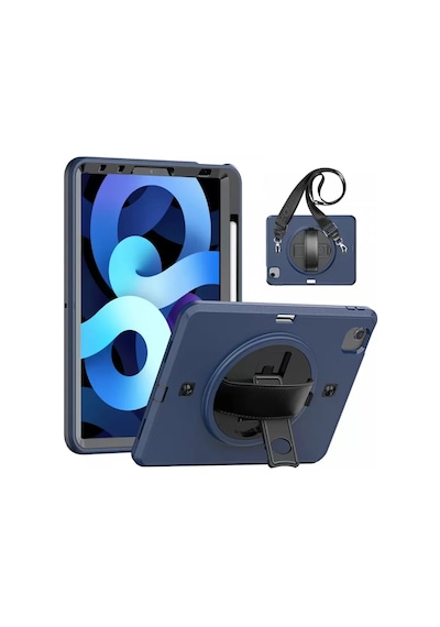 Newface Apple İpad Pro 11 2020 Kılıf Strap-c Otterbox Tablet Kapak - Lacivert Tablet Kılıfı