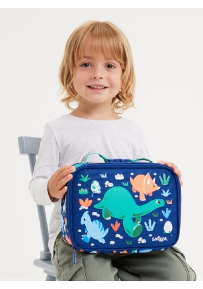 Smiggle Kare Öğle Yemeği Çantası Isı Yalıtımlı Lacivert