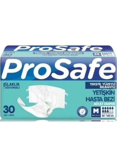 Prosafe Belbantlı Hasta Bezi M 2 x 30'lu