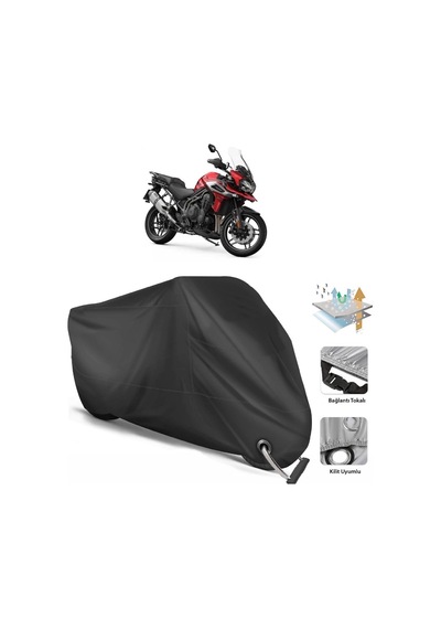 Triumph Tiger 1200 Xrt Motor Branda (Bağlantı, Kilit Uyumlu-Siyah (457275676)