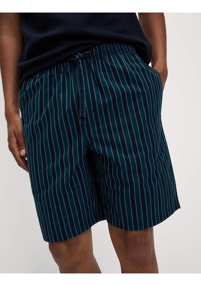 Marks & Spencer Pamuklu Kısa Kollu Pijama Takımı T07000096 Lacivert