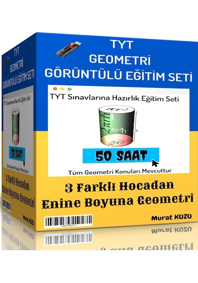 Tyt Geometri Görüntülü Eğitim Seti 50 Saatlik Özel Anlatım