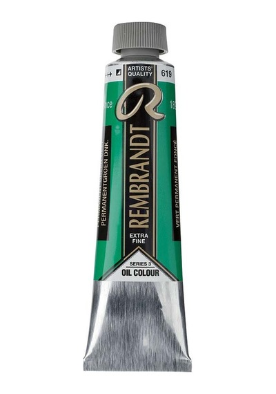 Rembrandt Yağlıboya - 40 ML - Permanent Green Deep - S3 - N.619