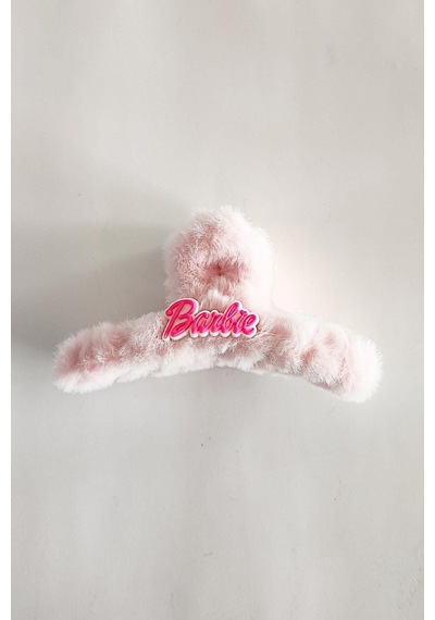 Eyer Shoping Barbie Peluş Mandal Toka Pembe