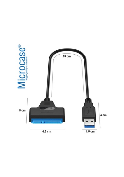 Usb 3.0 To 2.5 Inç Sata Hdd Ssd Çevirici Kablo - Al2625