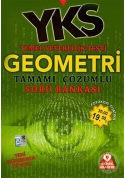 Örnek Akademi Yayınları YKS TYT Geometri Tamamı Çözümlü Soru