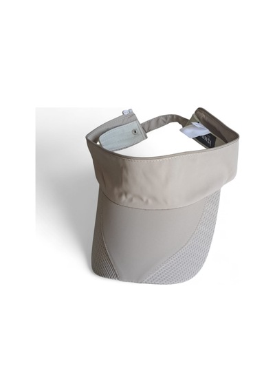 İldeşli Çift Kulanımlı Vizor Ve Spor Outdoor Cap Üskısmı Açılabilen İthal Şapka Bej