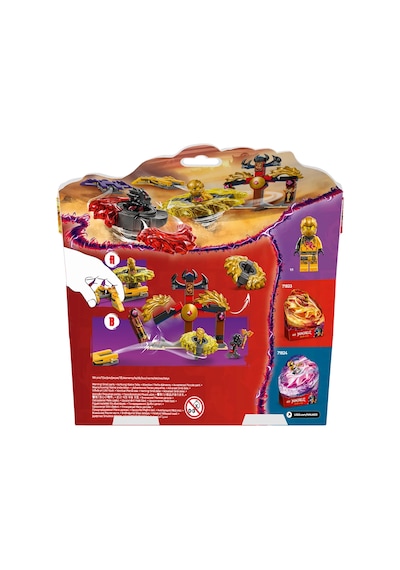 LEGO® NINJAGO® Ejderha Spinjitzu Savaş Paketi 71826 - 6 Yaş ve Üzeri Çocuklar için 2 Ninja Minifigürü İçeren Oyuncak Yapım Seti (186P)