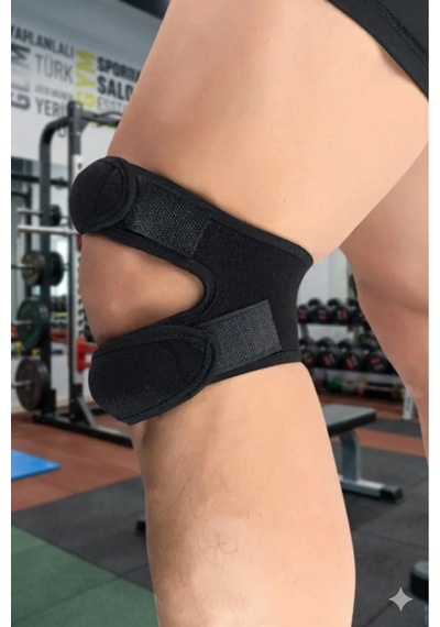 Çiftli Paket Patella Destekli Ortopedik Sporcu Dizliği - Fitness Ve Koşu İçin