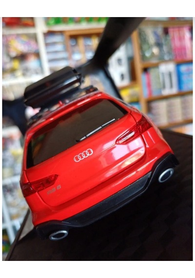 Che-zhı Audi Rs6 Metal Kırmızı Sesli Işıklı Model Araba