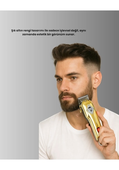 Diyar-ı Fırsat Type-c Şarjlı Lcd Ekranlı Profesyonel Saç Sakal Tıraş Makinesi