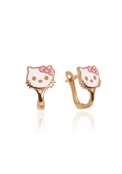 Çelikoğlu Kuyumculuk 14 Ayar Altın Hello Kitty Bebek Küpesi 1,33