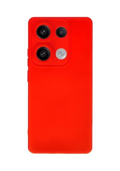 Newface - 901 - Xiaomi Redmi Note 13 Pro 4g Kılıf Nano İçi Kadife Silikon - Csmo-tex - - Kırmızı