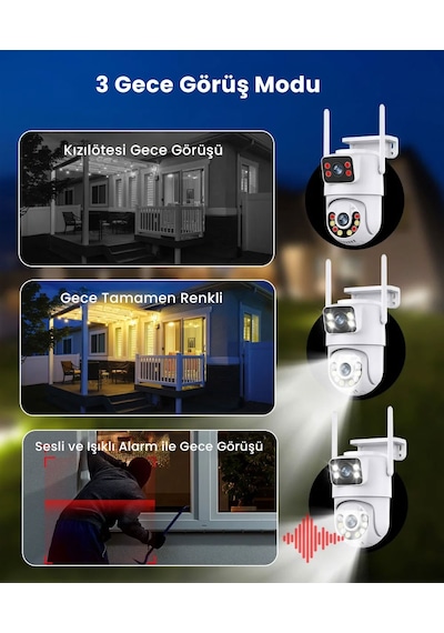 4k 8mp Çift Ekran Lens Wifi 2k Poz Kamera Ip66 Su Geçirmez Otomat 4k 8mp Çift Ekran Lens Wifi 2k Poz Kamera Ip66 Su Geçirmez Otomat