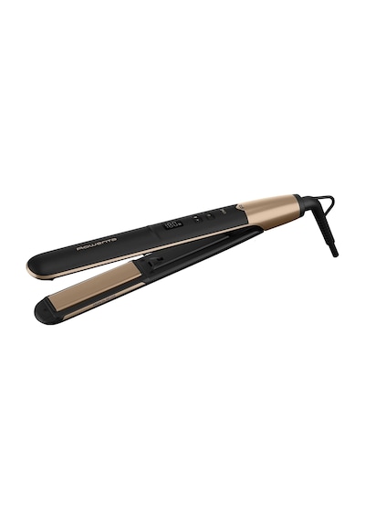 Rowenta SF4630 Express Shine Infuser Saç Düzleştirici Gold - Siyah