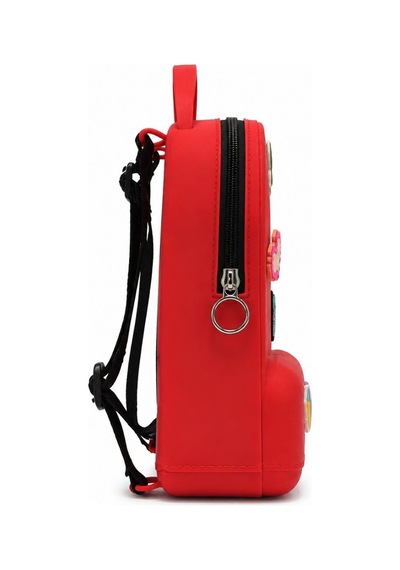Vicco Pvc Mini Boy Çocuk Plaj Çantası Kreş Çantası Sırt Çantası Okul Çantası Unisex Çanta Kırmızı