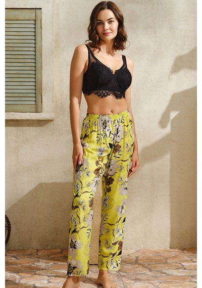 Man5747-1013 Anıl Ev Giyim Man5747 Kadın Dokuma Viskon Çiçek Baskılı Dantelli Sabahlık Balenli Desteksiz Dolgusuz Büstiyer Sütyen Ve Pantolon Pijama 3lü Takım 5747 Yeşil Man5747-1013 Anıl Ev Giyim Man5747 Kadın Dokuma Viskon Çiçek Baskılı Dantelli Sabahlık Balenli Desteksiz Dolgusuz Büstiyer Sütyen Ve Pantolon Pijama 3lü Takım 5747 Yeşil
