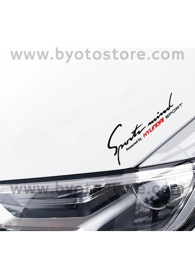 Hyundai Için Sports Mind Oto Sticker