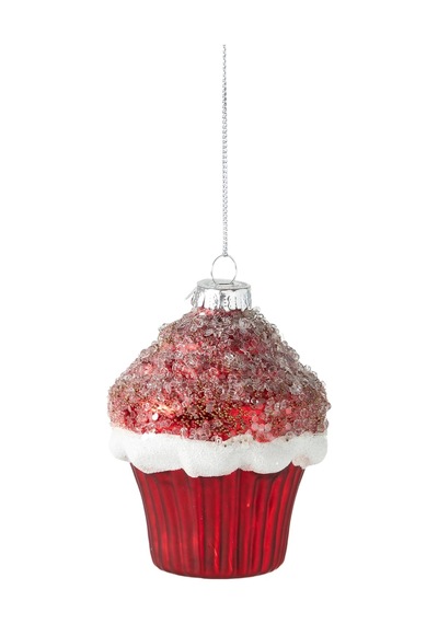 Red Cupcake Ağaç Süsü 10 Cm 100CM-36W - 220V Standart