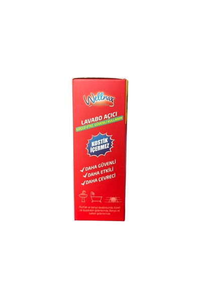 Wellnax Lavabo Açıcı 2x75 G Lavabo Açar, Koku Giderir Kostik İçermez