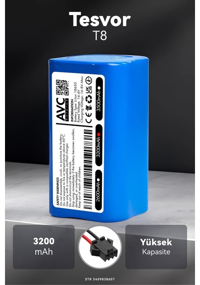 Tesvor T8 3200mah Robot Süpürge Bataryası G.g