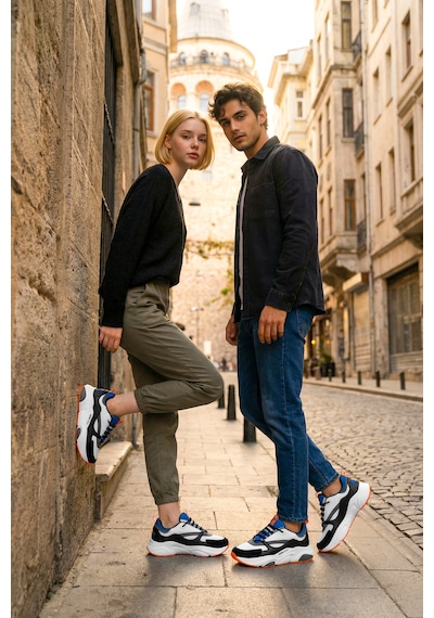 Dark Seer Ds E.mj1838 Sneaker 2025 Beyaz-mavi