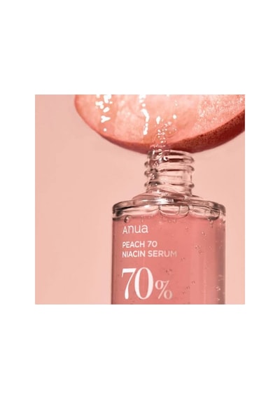 Anua Peach 70 Nıacın Serum Pürüzsüz Ve Parlak Bir Cilt İçin Şeftali Serumu 30 Ml
