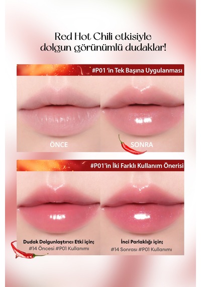 Peripera Ink Glasting Lip Gloss P01 Be On Fire