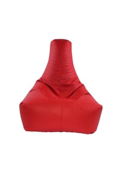 Kare Deri Armut Koltuk Kırmızı 85*68*28 cm