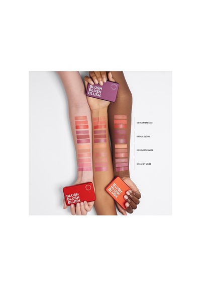 Sephora Palette Blush Blush Blush - Üçlü Allık Paleti 001