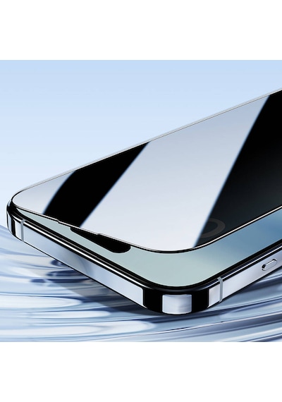 Apple Uyumlu   iPhone 14 Pro Max 0.4mm Privacy Hayalet Ekran Koruyucu Benks Ultra Shield Uygulama Aparatlı