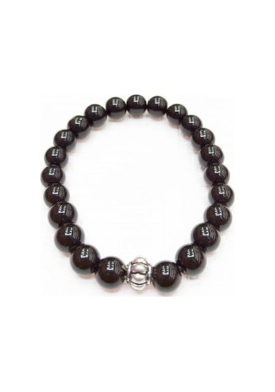Oriental Kuyumculuk Jewellery Parlak Turmalin Taşlı Bileklik Siyah