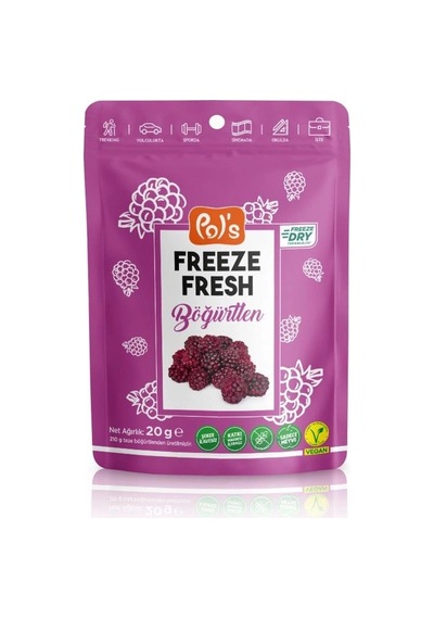 Mey İthalat Pol S Freeze Fresh Böğürtlen 20 Gr