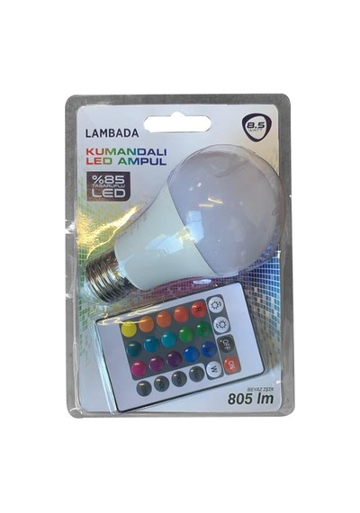 8,5w Kumandalı Beyaz+rgb Led Ampul 1 Adet Diğer
