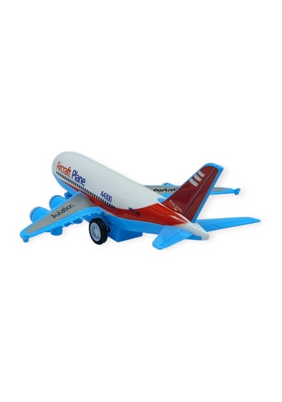 Sürtmeli Yolcu Uçağı 16 Cm - Beyaz