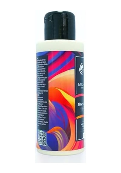 Multi-surface Hibrit Akrilik Boya, 120ml, Su Bazlı, Ahşap Cam Seramik Metal Kumaş Plastik İçin Beyaz Kuğu 0,15 L