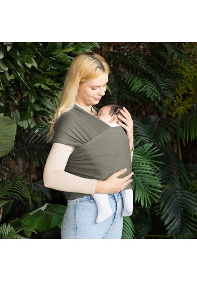 Noone Wrap Sling Bebek Taşıma Şalı, Anne-bebek Güvenli Bağlanması