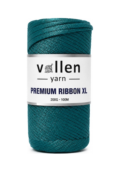 Premium 200gr/4mm Polyester Ribbon Ip,makrome Ipi,çanta Ipi,hobi Ipi,supla Ipi,petrol Mavi