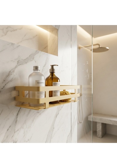 Hamton Assep 40 - Mutfak Ve Banyo Düzenleyici Sepet - Gold