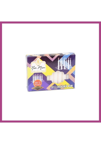 Gees Global X-476 20+2 Ekonomik Mum 1 Adet Gbzs Çok Renkli