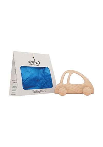 Cwwtoys Minik Tostos Boyasız Ahşap Oyuncak, Masif Kayın, 18 Ay+